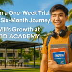 1週間の短期留学から半年の本格留学へ｜Willさんが選んだ、3D ACADEMYでの成長の記録