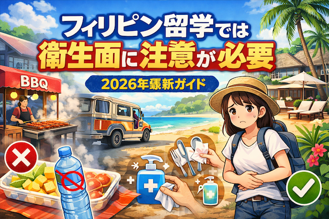 フィリピン留学では衛生面に注意が必要「2026年最新ガイド」