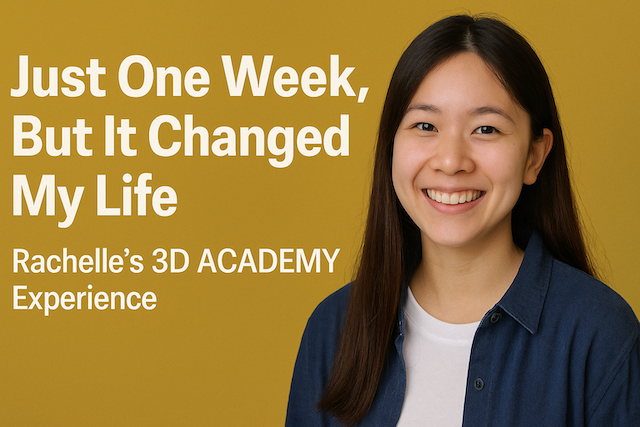 「1週間でも人生が変わる」Rachelleさんが語る3D ACADEMY短期留学のリアル