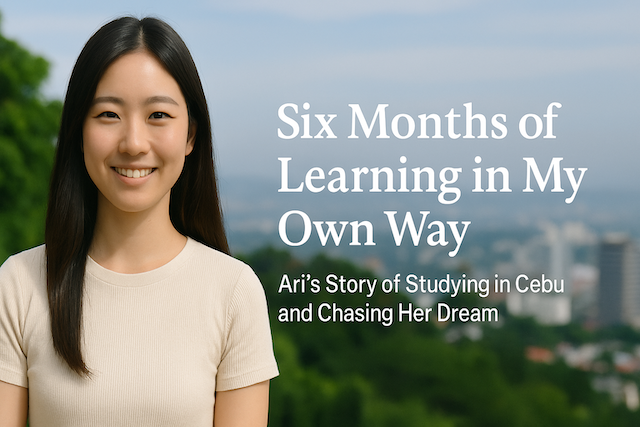 「自分らしく学ぶ6ヶ月」Ariさんが語る、セブ島留学とその先の夢