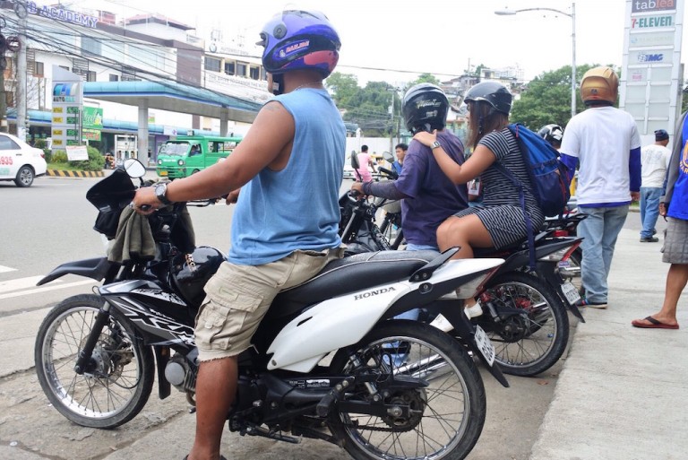 フィリピン・セブ島のバイクタクシー乗り方と注意すべきこと