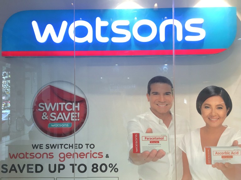 日用品で困ったらここ!3Dお隣の【Watsons】