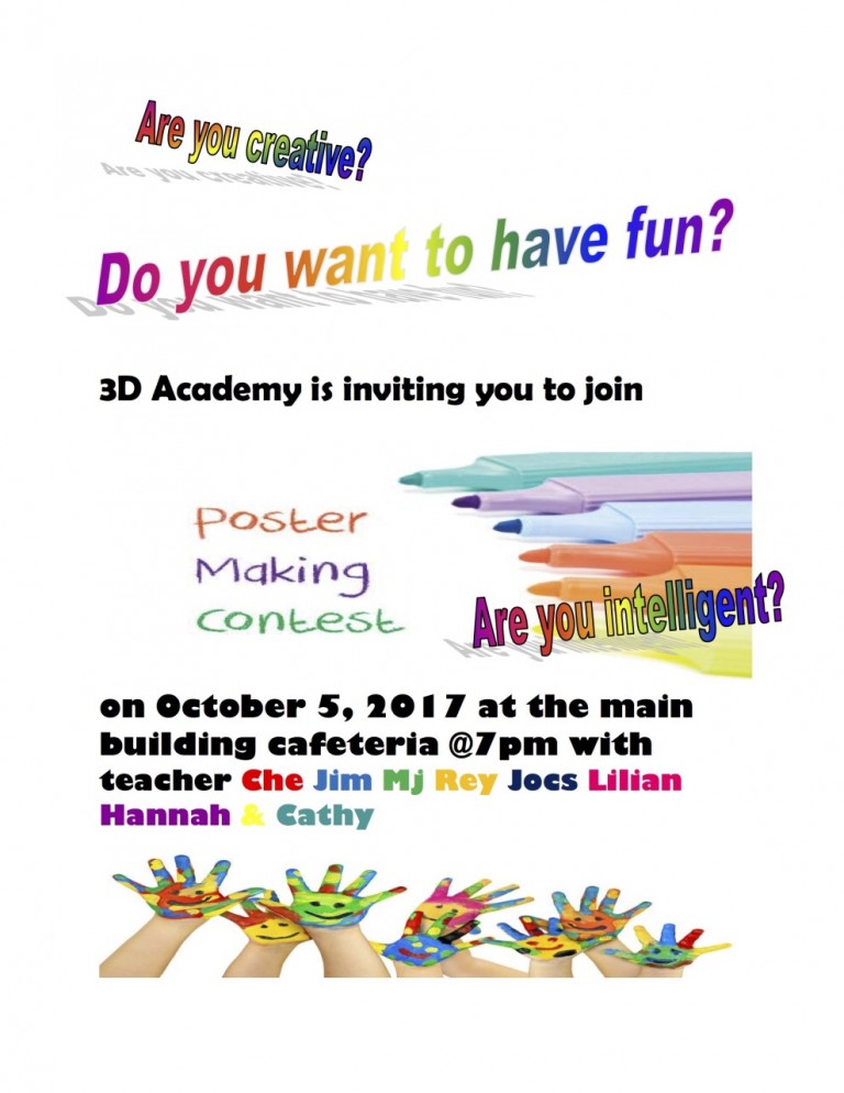 【第8回 English Activity】〜Poster making contest〜