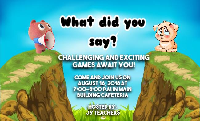 【第38回 English activity】What did you say?