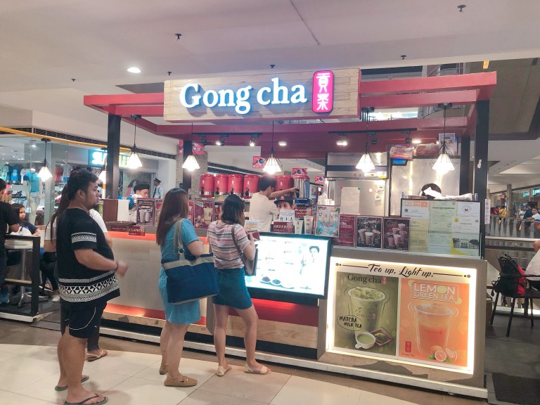 今日本で大人気のタピオカミルクティをセブで‼︎【Gong cha 貢茶】
