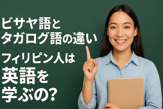 【ビサヤ語とタガログ語の違い】フィリピン人はいつ英語を学ぶの?