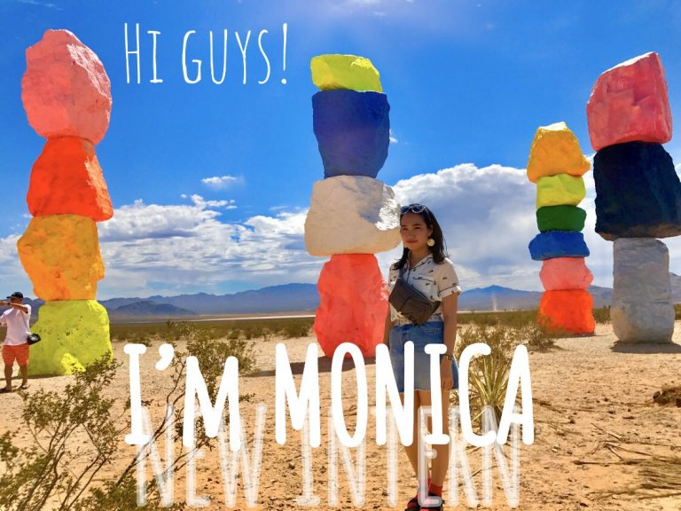 New インターン世界を駆けまわるMONICA(モニカ)です!!!