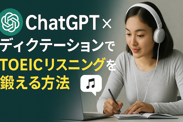 ChatGPT × ディクテーションでTOEICリスニングを鍛える方法