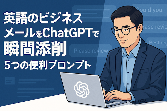 英語のビジネスメールをChatGPTで瞬間添削｜5つの便利プロンプト