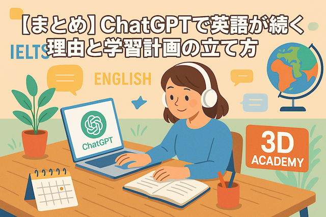 【まとめ】ChatGPTで英語が続く理由と学習計画の立て方