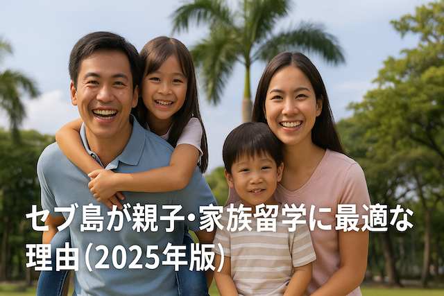 セブ島が親子・家族留学に最適な理由(2025年版)