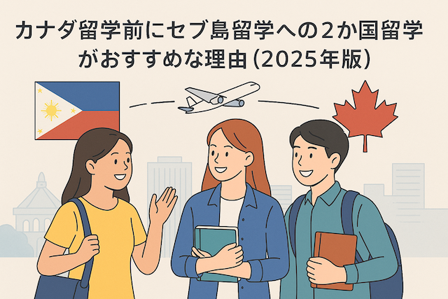 カナダ留学前にセブ島留学への2か国留学がおすすめな理由(2025年版)
