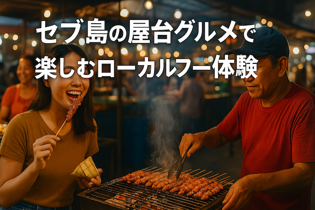 セブ島の屋台グルメで楽しむローカルフード体験