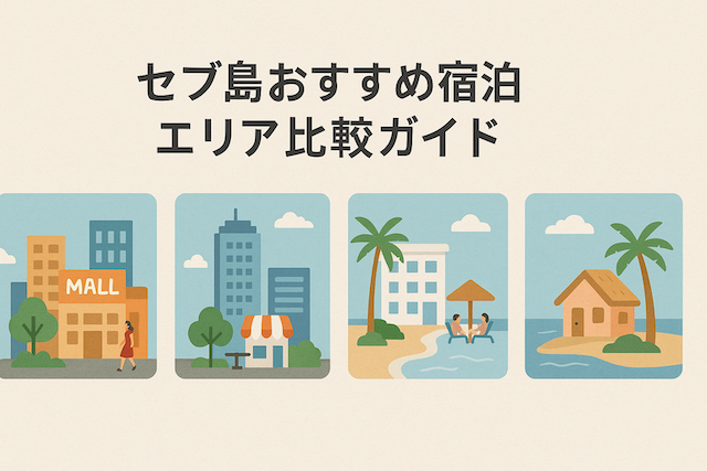 セブ島おすすめ宿泊エリア比較ガイド