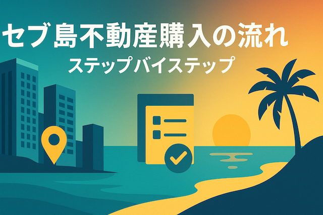 セブ島不動産購入の流れ【ステップバイステップ】