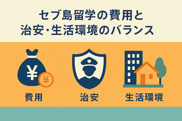 セブ島留学の費用と治安・生活環境のバランス