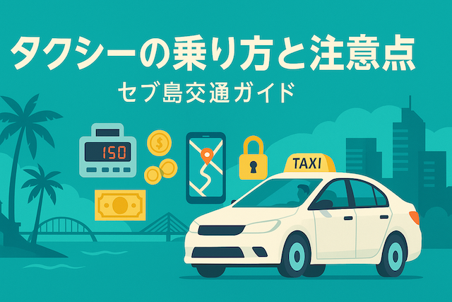 タクシーの乗り方と注意点【セブ島交通ガイド】