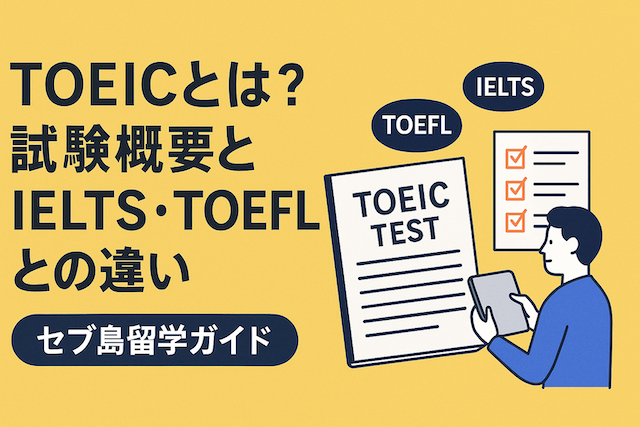 TOEICとは?試験概要とIELTS・TOEFLとの違い【セブ島留学ガイド】