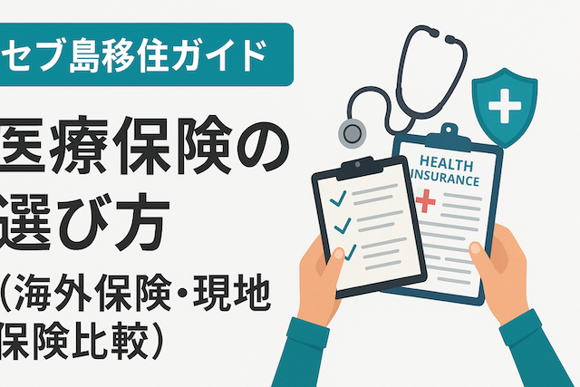 セブ島移住ガイド: 医療保険の選び方(海外保険・現地保険比較)