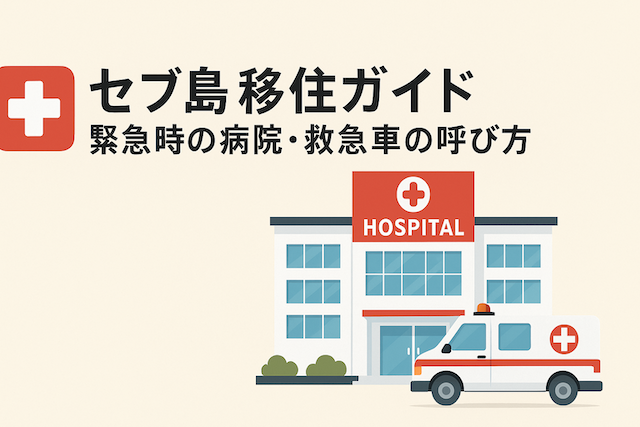 セブ島移住ガイド: 緊急時の病院・救急車の呼び方