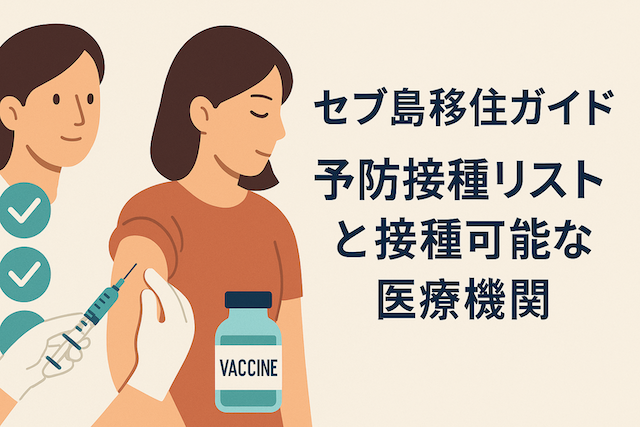 セブ島移住ガイド: 予防接種リストと接種可能な医療機関