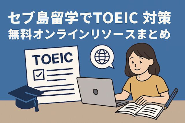 セブ島留学でTOEIC対策: 無料オンラインリソースまとめ