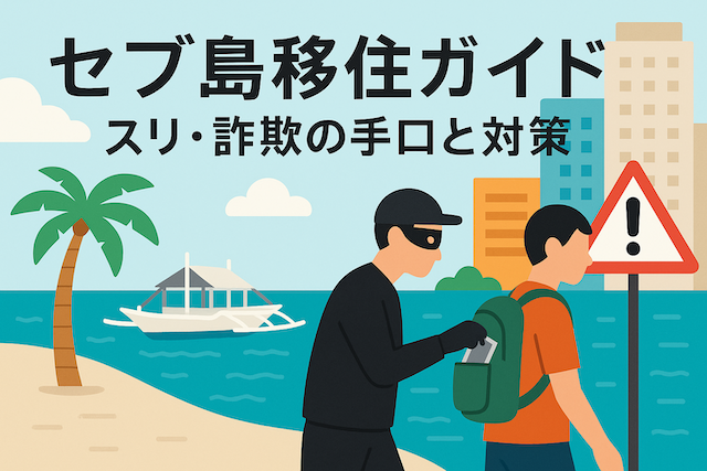 セブ島移住ガイド: スリ・詐欺の手口と対策