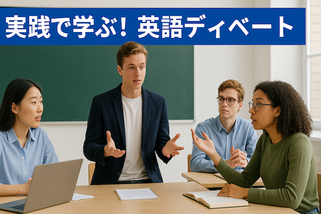 英語での交渉・ディベートで実践力を磨く授業スタイル