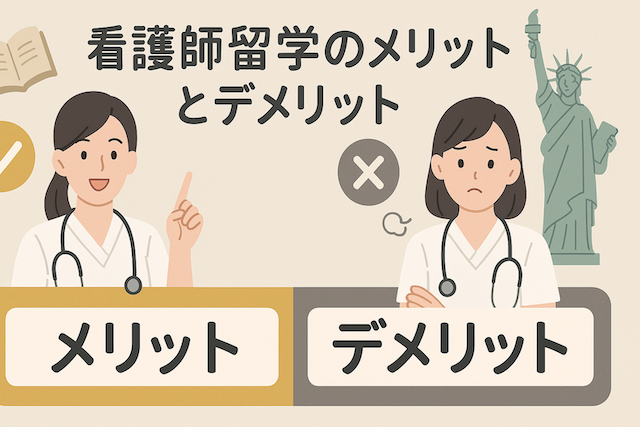 看護師留学のメリットとデメリット