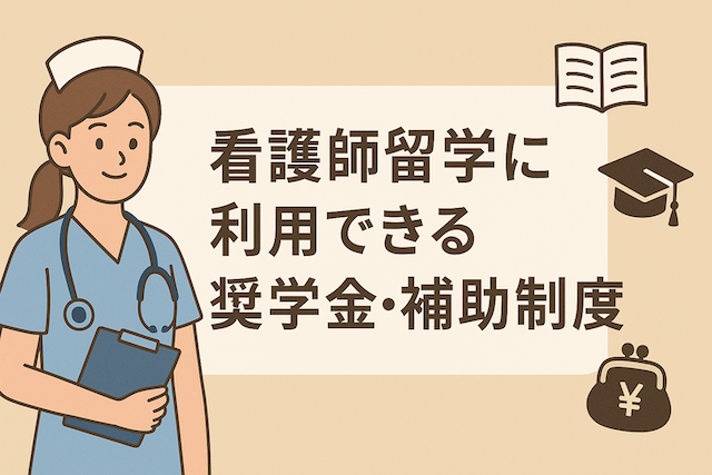 看護師留学に利用できる奨学金・補助制度