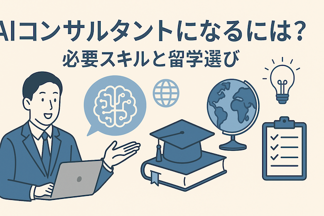 AIコンサルタントになるには?必要スキルと留学選び