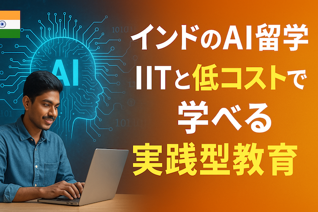 インドのAI留学:IITと低コストで学べる実践型教育