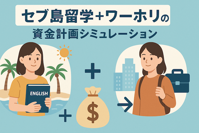 セブ島留学+ワーホリの資金計画シミュレーション