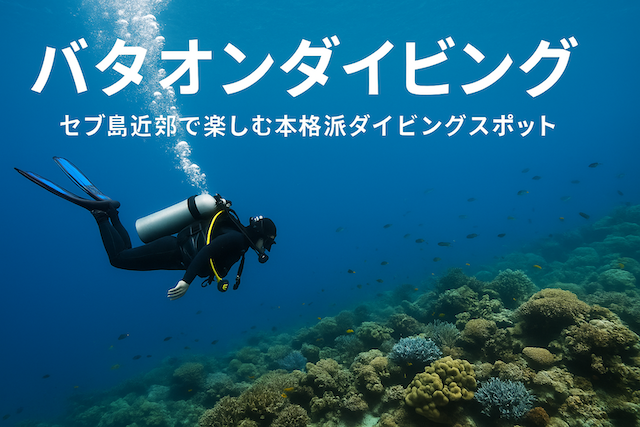 バタオンダイビング|セブ島近郊で楽しむ本格派ダイビングスポット