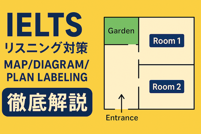IELTSリスニング対策: Map/Diagram/Plan Labeling徹底解説