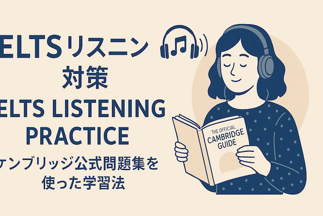 IELTSリスニング対策: ケンブリッジ公式問題集を使った学習法