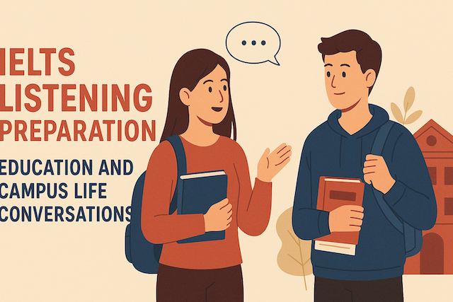 IELTSリスニング対策:教育・キャンパス生活の会話対策