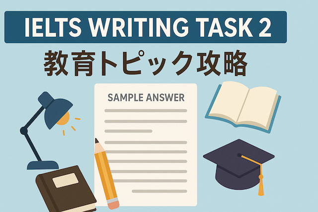 IELTSライティング Task 2 教育トピック攻略(サンプル解答付き)