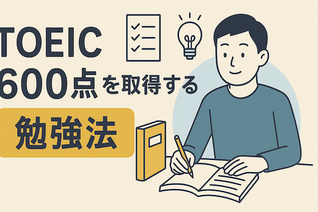 TOEIC600点を取得する勉強法