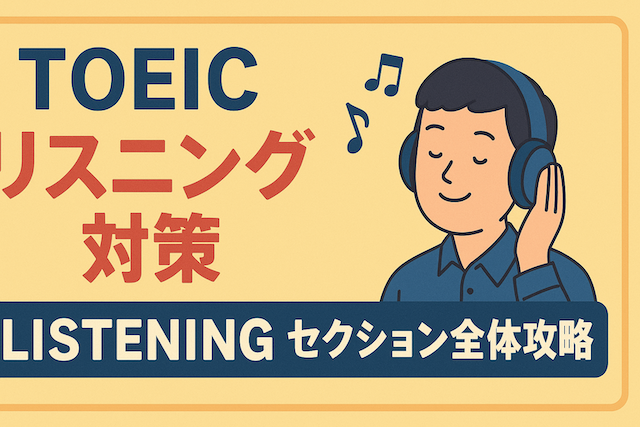 TOEICリスニング対策 Listeningセクション全体攻略