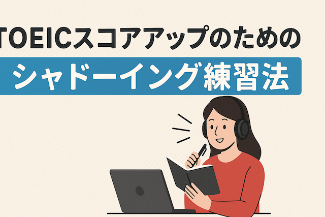 TOEICスコアアップのためのシャドーイング練習法