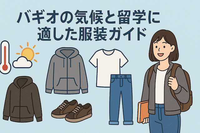 バギオの気候と留学に適した服装ガイド