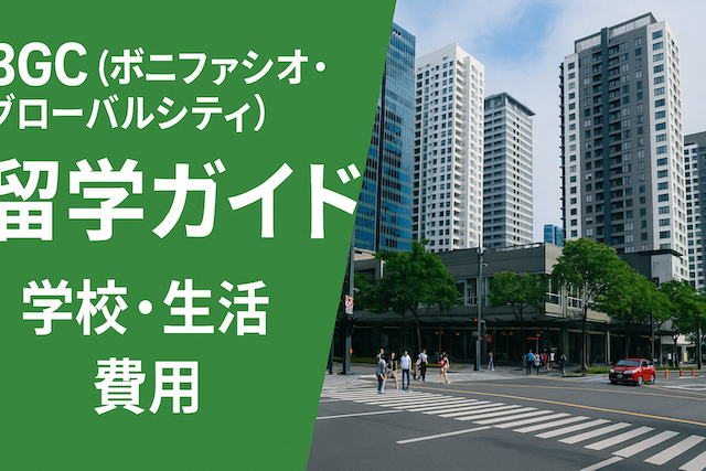 BGC(ボニファシオ・グローバルシティ)留学ガイド【学校・生活・費用】