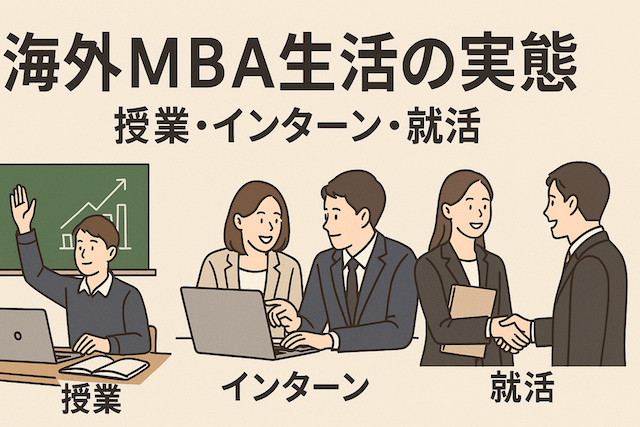 海外MBA生活の実態(授業・インターン・就活)