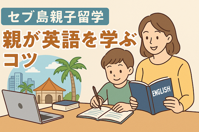 セブ島親子留学で親が英語を学ぶコツ