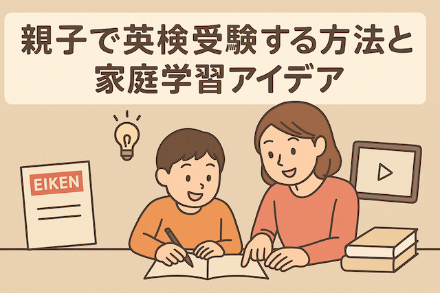 親子で英検受験する方法と家庭学習アイデア