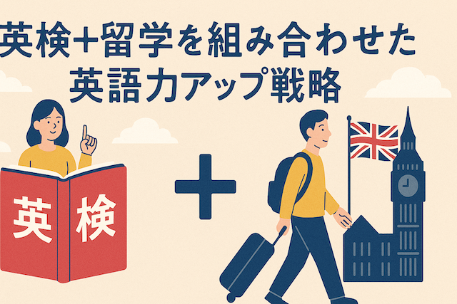 英検+留学を組み合わせた英語力アップ戦略