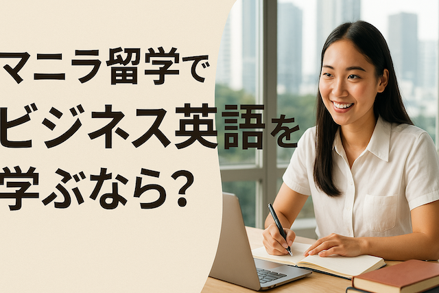 マニラ留学でビジネス英語を学ぶなら?