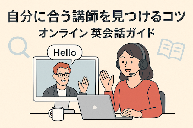 自分に合う講師を見つけるコツ:オンライン英会話ガイド
