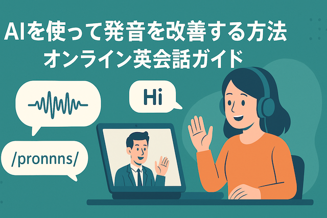 AIを使って発音を改善する方法：オンライン英会話ガイド
